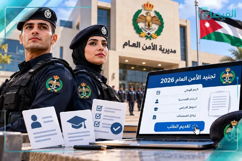 التقديم في الأمن العام الأردني