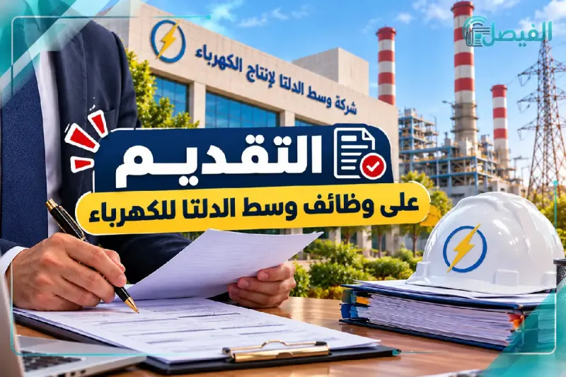 الأوراق المطلوبة للتقديم على وظائف شركة وسط الدلتا للكهرباء