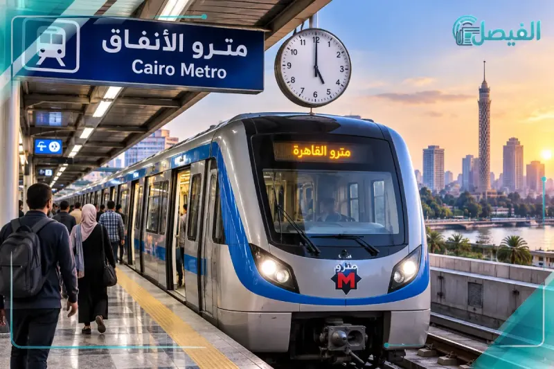 مواعيد مترو الأنفاق