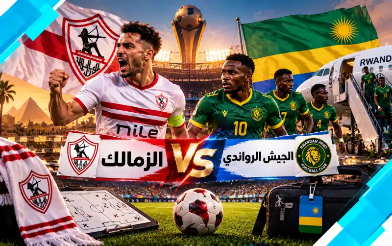 موعد مباراة الزمالك والجيش الرواندي