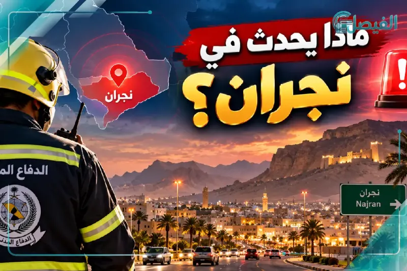 إنذار عاجل في نجران