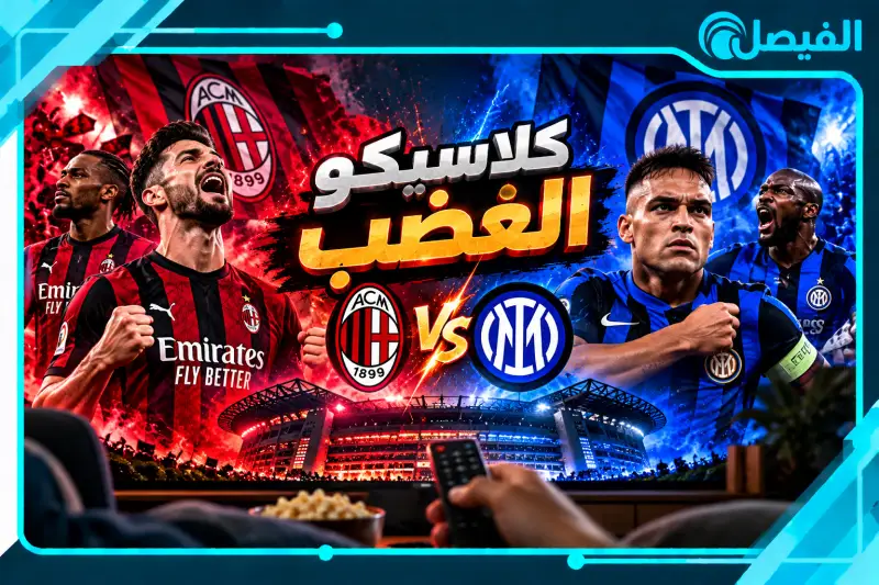 القنوات الناقلة لمباراة ميلان وإنتر ميلان