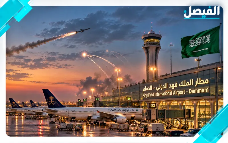 استهداف مطار الملك فهد بالدمام