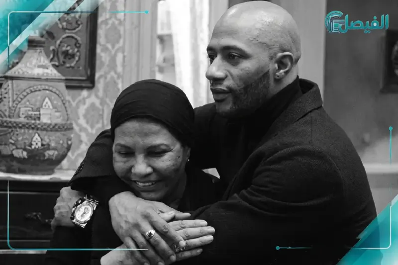 محمد رمضان وفردوس عبد الحميد