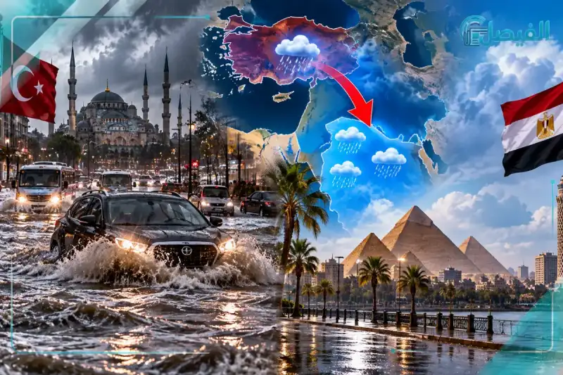 فيضانات تركيا وتوقعات الأمطار في مصر خلال أكتوبر 2026.