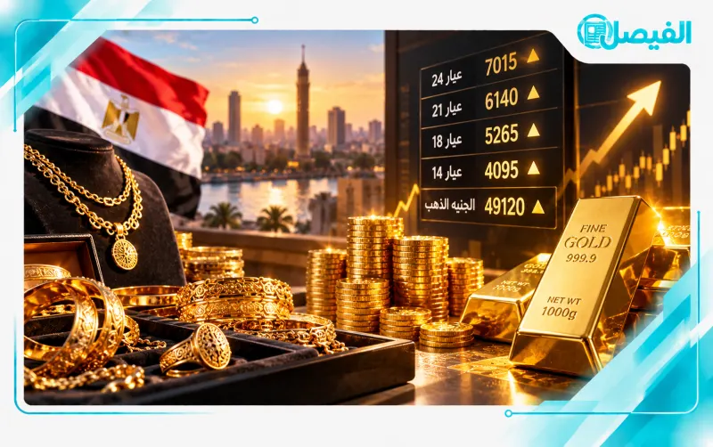 سعر الذهب اليوم في مصر.