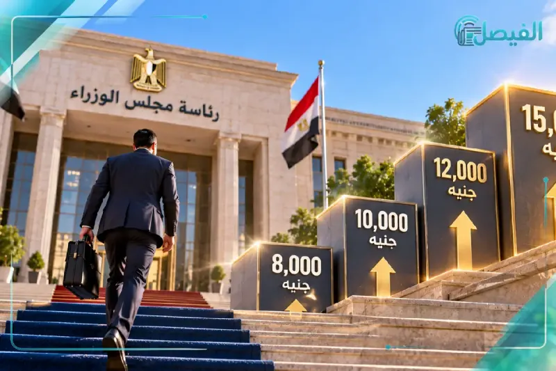 1. رفع الأجور إلى 15 ألف جنيه بحلول 2030