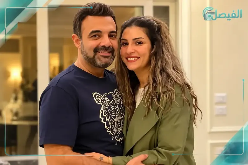 آيات أباظة وزوجها عمرو محمود ياسين