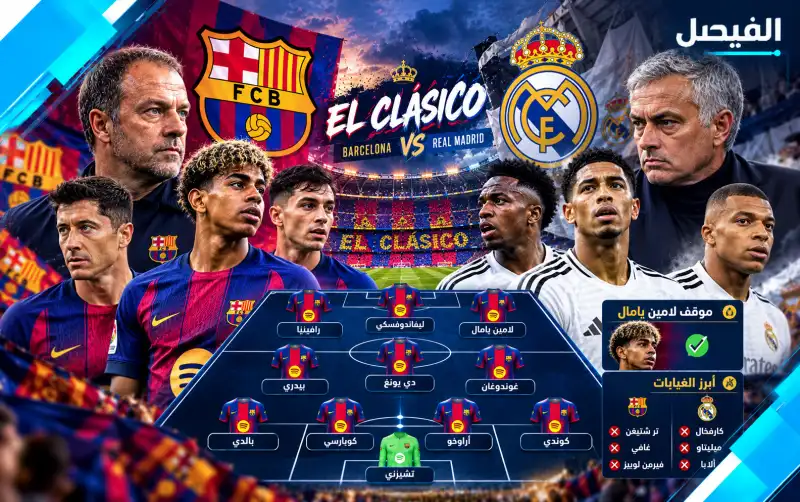 التشكيل المتوقع لبرشلونة