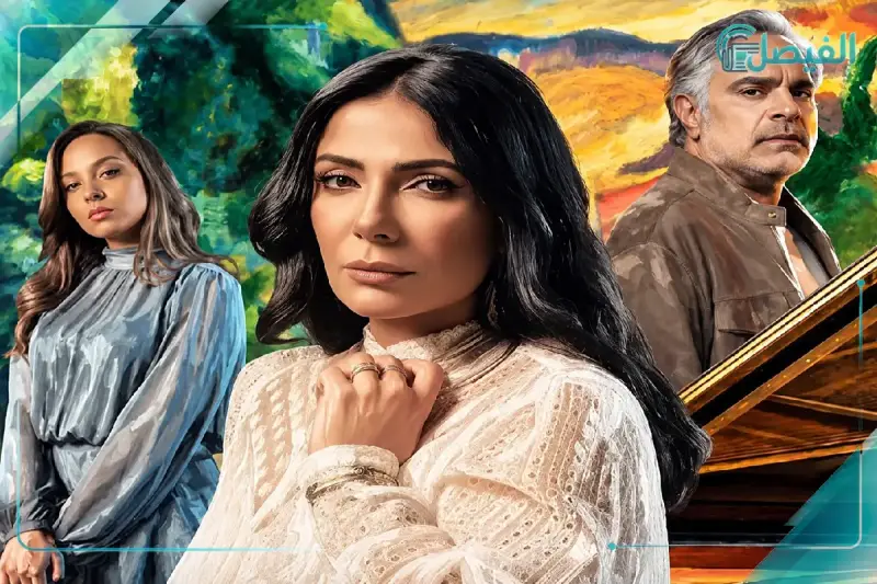 منى زكي في مشهد مؤثر من مسلسل طالع نازل