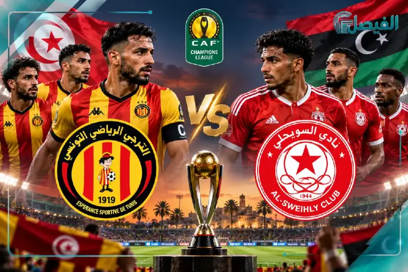 الترجي التونسي ضد السويحلي الليبي.. مواجهة مرتقبة في دوري أبطال أفريقيا