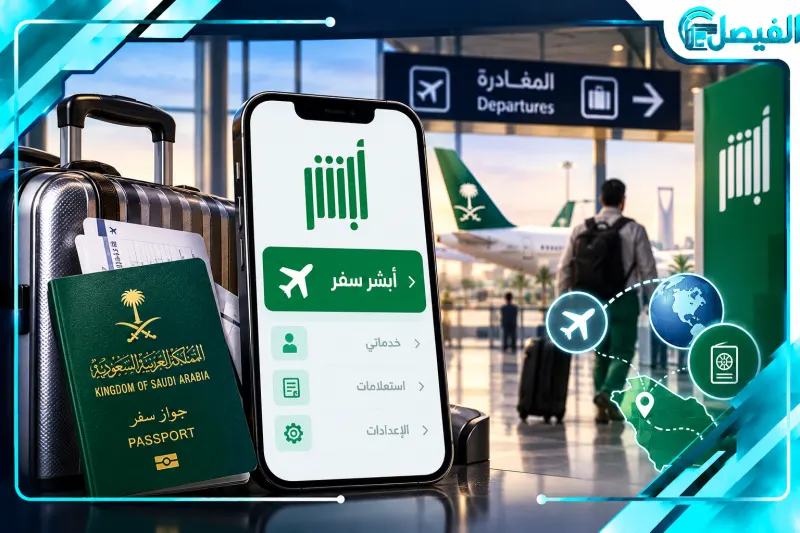 خدمة أبشر سفر للزوار