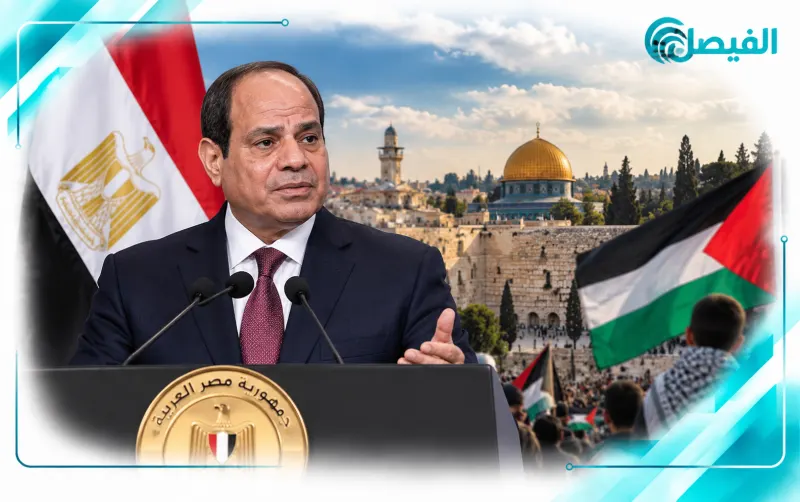السيسي لا تهجير للفلسطينيين.. ومصر تتمسك بحقوق الشعب الفلسطيني