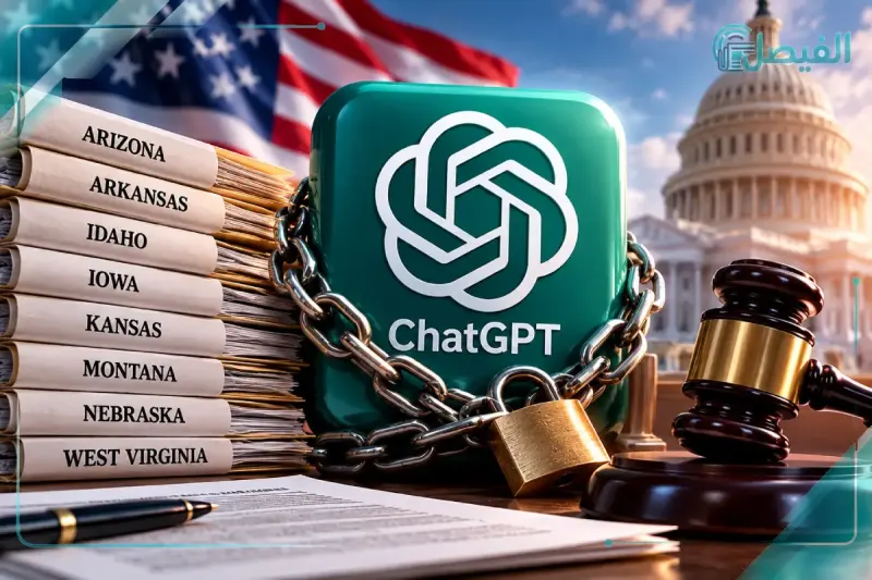 8 ولايات أمريكية تحاصر ChatGPT قضائيًا.. اتهامات تهز عالم الذكاء الاصطناعي