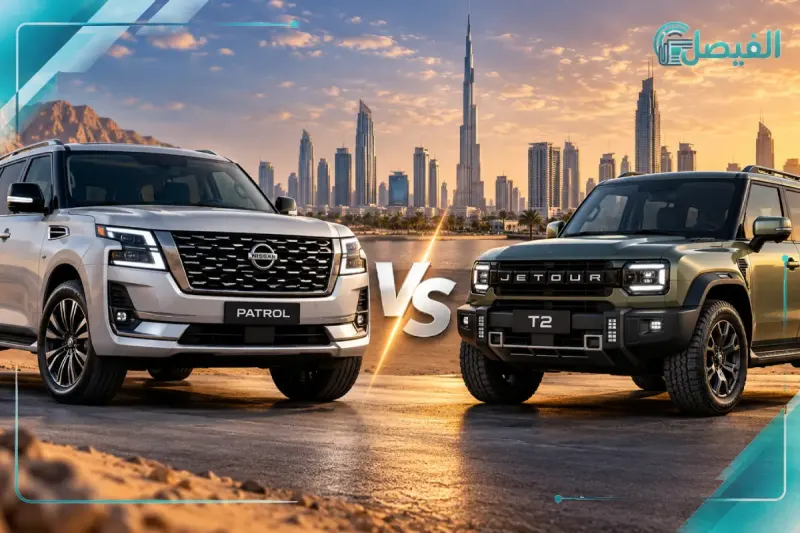 مقارنة نيسان باترول 2026 وجيتور T2 2026 من حيث التصميم والمواصفات